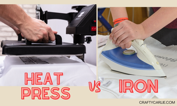Heat press vs Iron: Can I use an iron instead of a heat press?